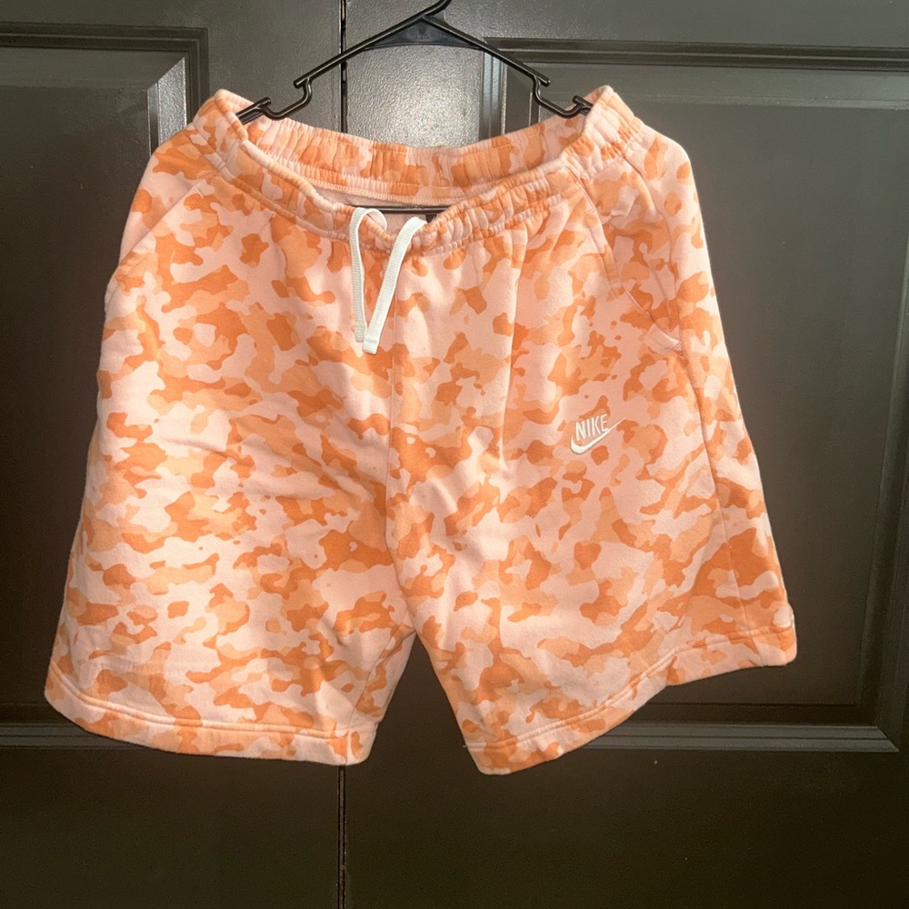 Nike Vibrant Orange Camo Shorts
